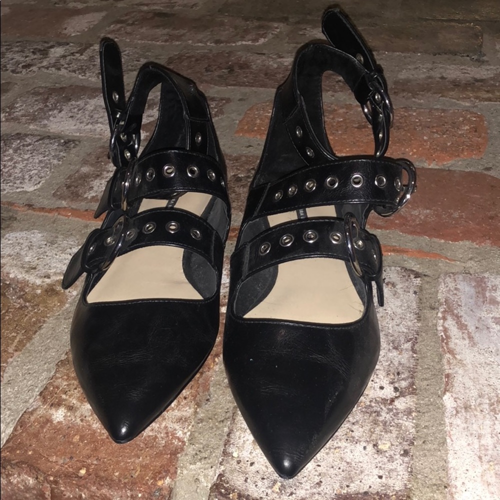 Zara buckle flat